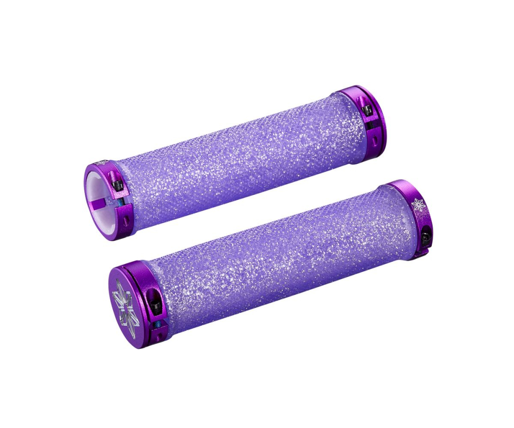 Neon Purple Purple Klemme Supacaz Diamond Kush Griffe zum Klemmen am Lenker 